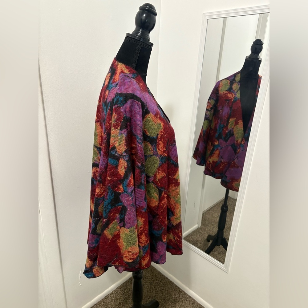 Rapti 100% Cashmere Reversible Loop Shawl. NWOT - Picture 4 of 8